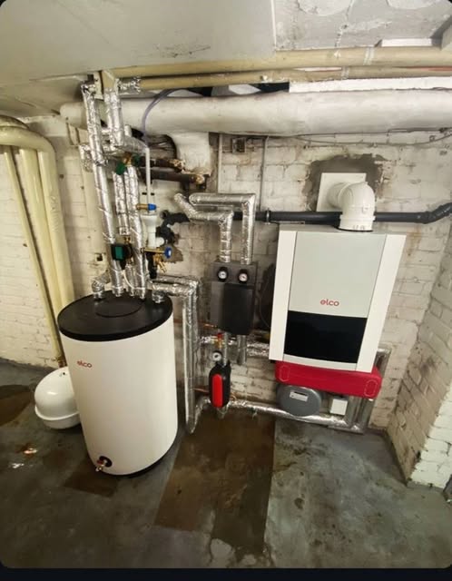 Neu installierte Heizungsanlage von Wester Haustechnik
